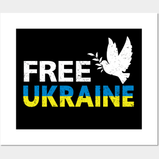 Free Ukrainne Peace Love bird Posters and Art